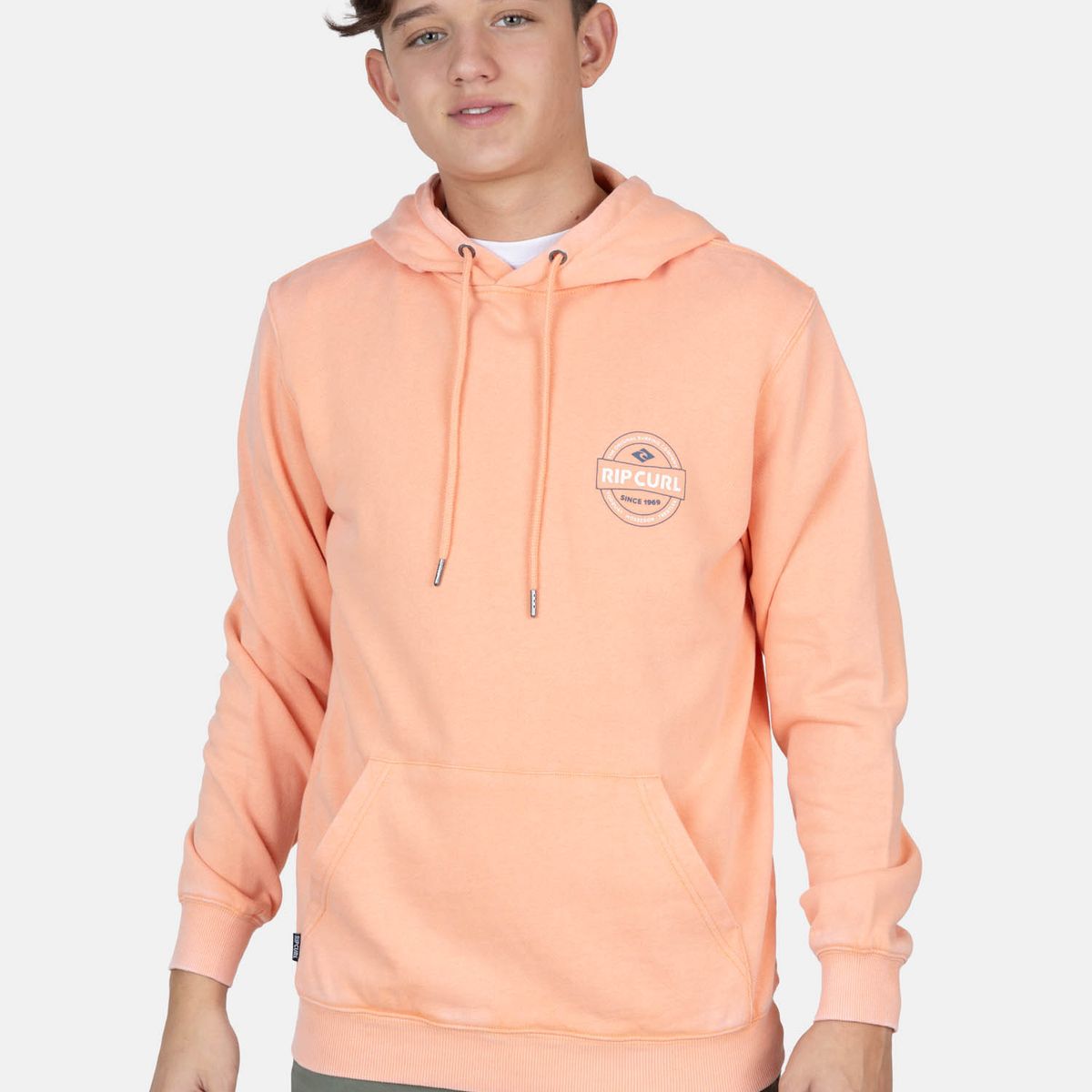 RIP CURL - Poleron Canguro Freeline Naranja Infantil Rip Curl - Naranjo