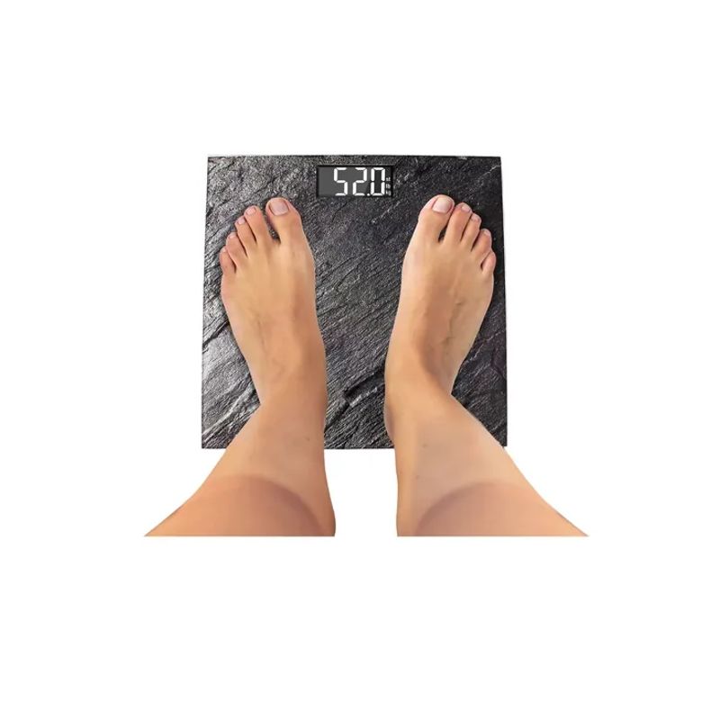 GENERICO - Balanza De Baño Báscula Digital Led Hasta 180kg Color Negro