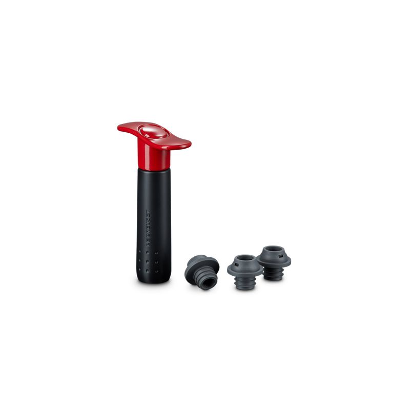 LE CREUSET - Bomba Vacio Cereza + 3 Tapones Le creuset