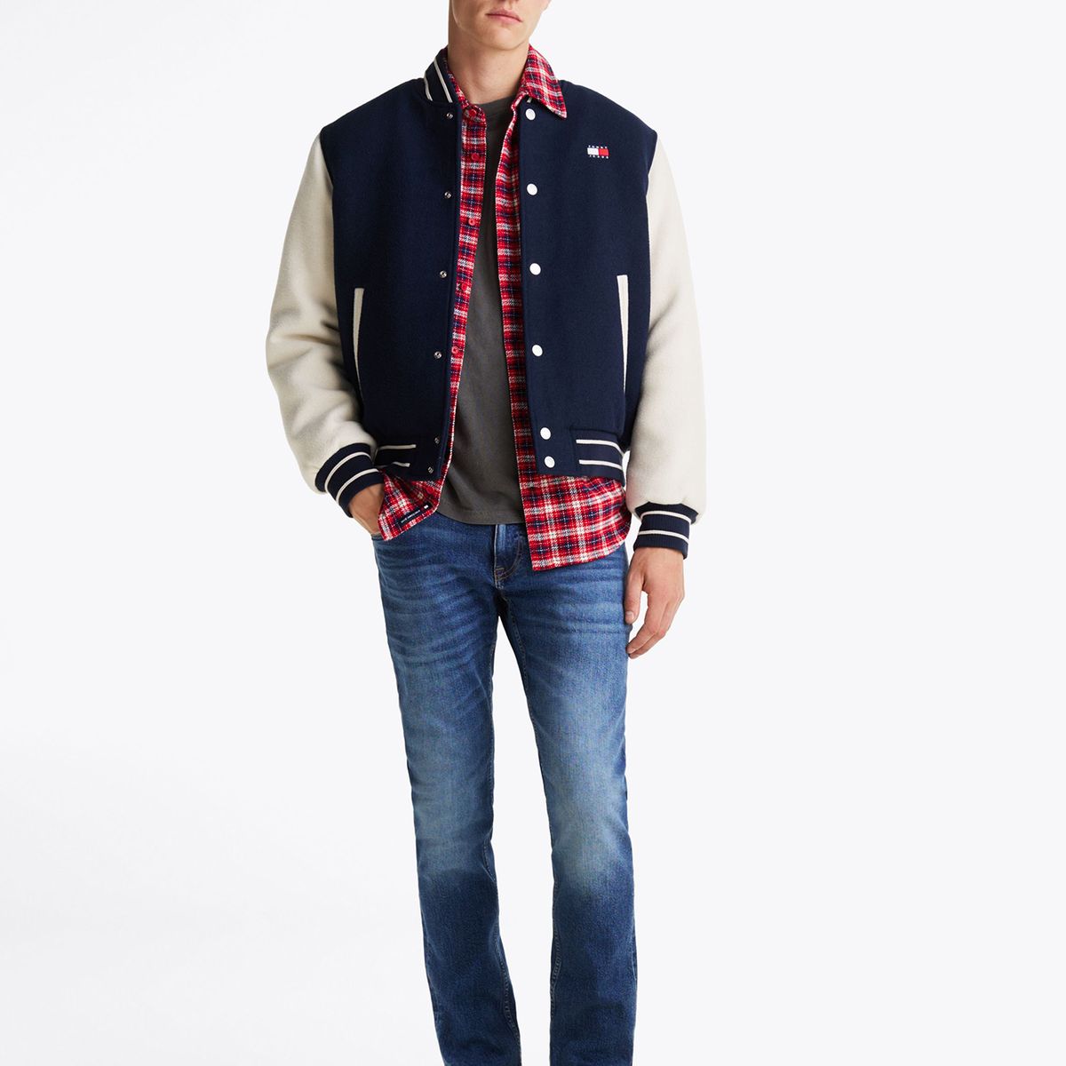 TOMMY HILFIGER - Jeans Scanton De Corte Slim Desteñidos Azul Tommy Jeans