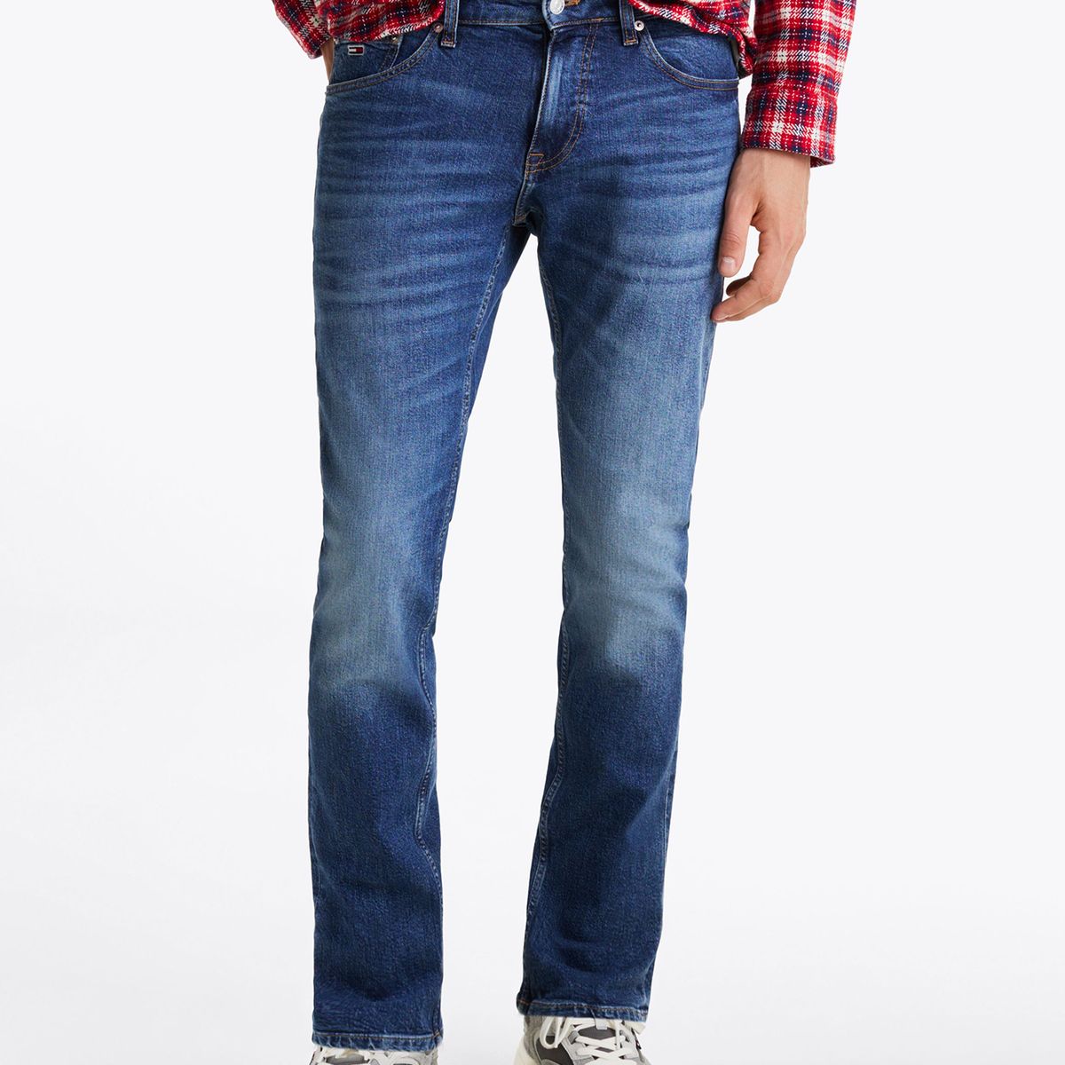 TOMMY HILFIGER - Jeans Scanton De Corte Slim Desteñidos Azul Tommy Jeans