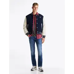 TOMMY HILFIGER - Jeans Scanton De Corte Slim Desteñidos Azul Tommy Jeans