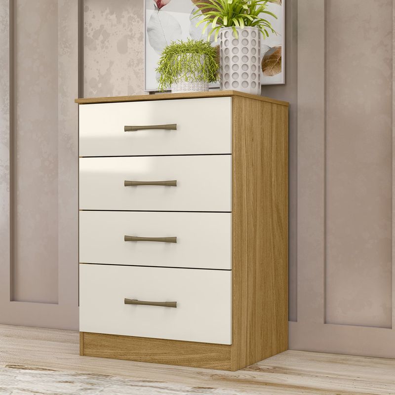 ALAIA HOME - Comoda Altea 4 cajones 90x61x47 cm