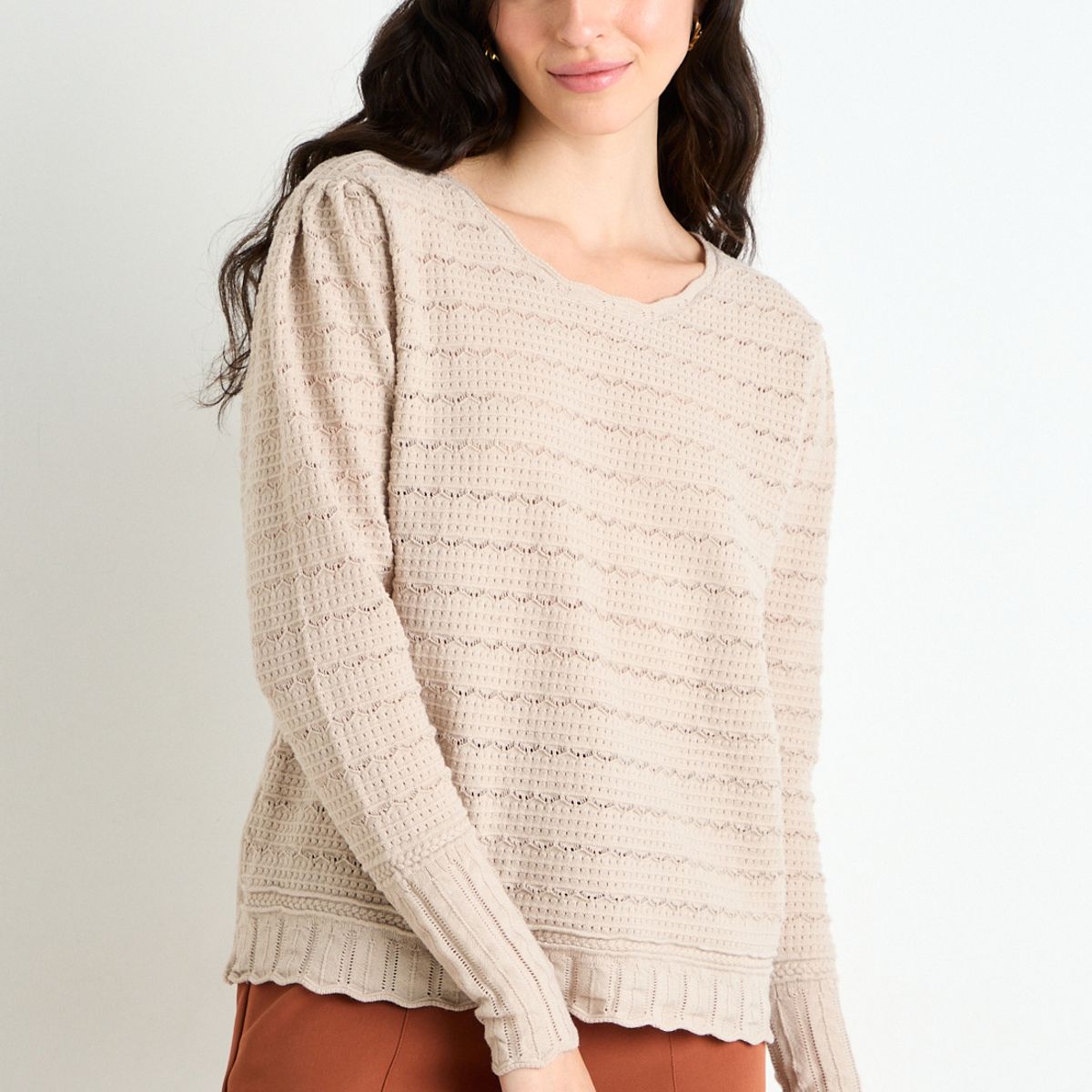 ASH - Sweater Mujer Crudo Ash