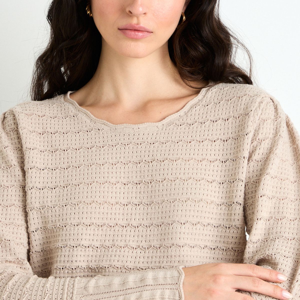 ASH - Sweater Mujer Crudo Ash