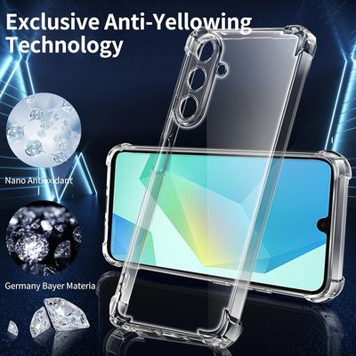 Imagen 2 del producto CARCASA TRANSPARENTE PARA GALAXY A26 5G + 2 PROTECTORES DE PANTALLA