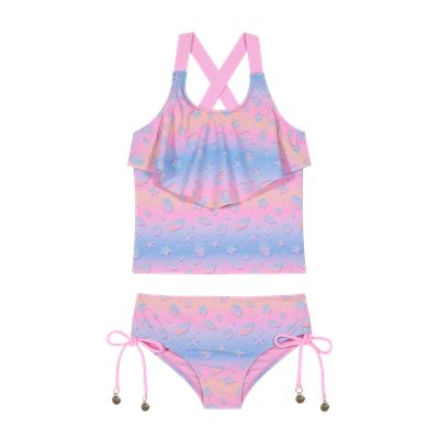 Imagen 2 del producto Traje de Baño Niña Tankini UV50 Rosado - Rosa