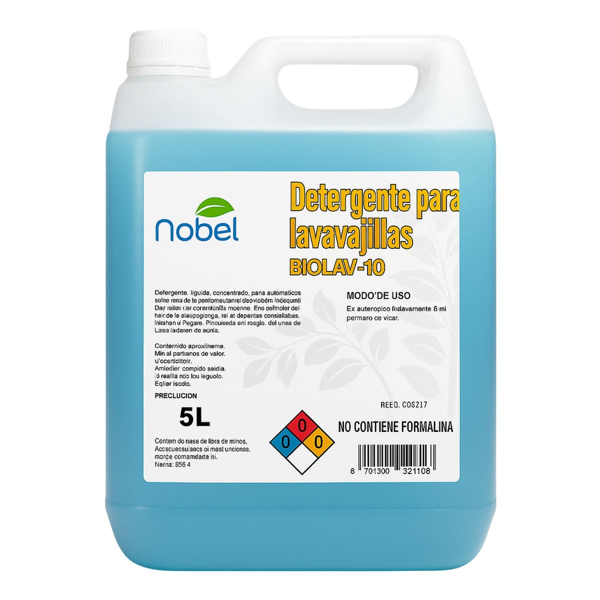 GENERICO - Detergente Lavavajillas Lavaloza Maquina Lavavajillas 5lt