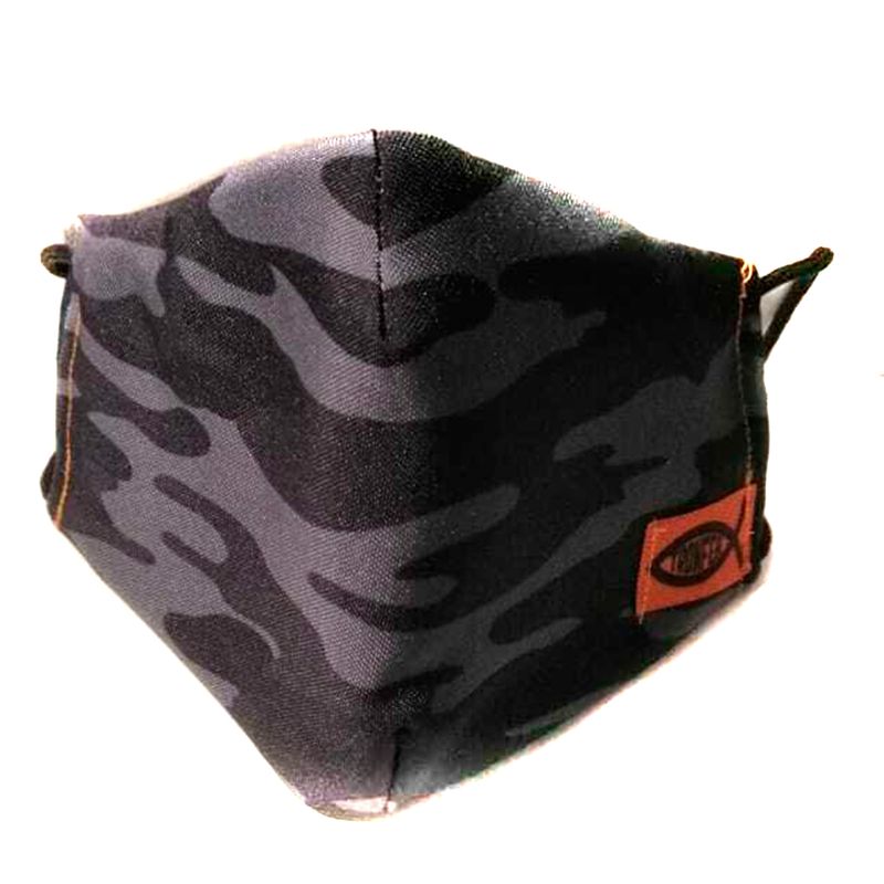 TRONFER - Mascarilla 3 Capas Línea Camuflaje Gris