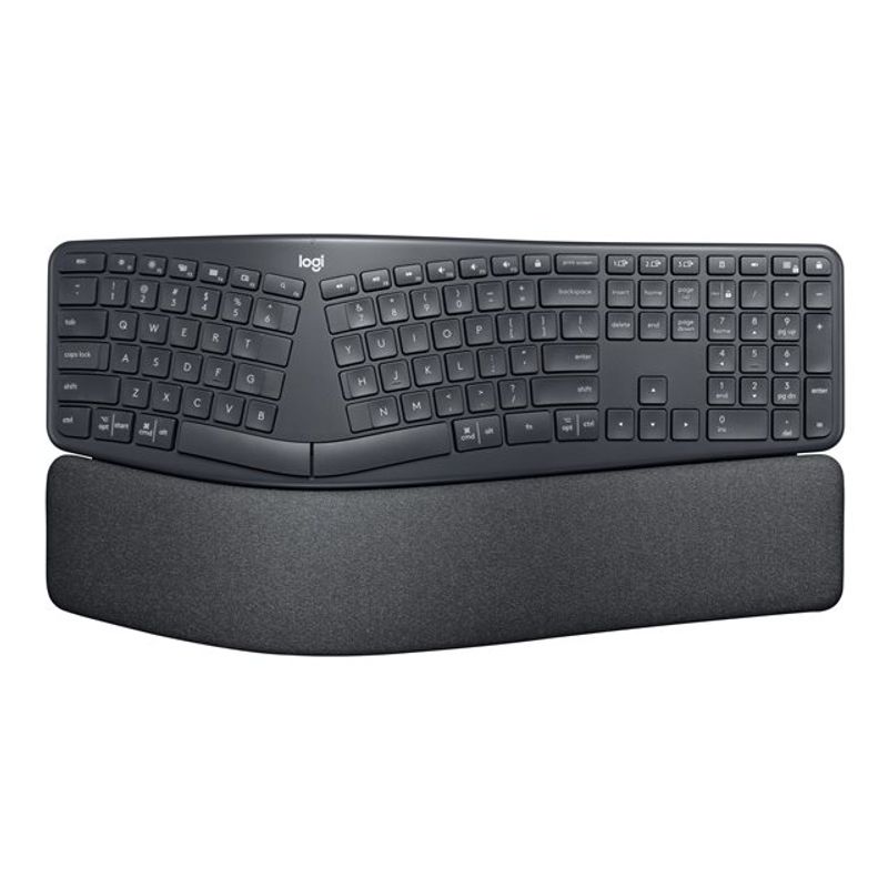 LOGITECH - Teclado Logitech Ergo K860 RF Wireless Bluetooth Negro - Negro Grafito