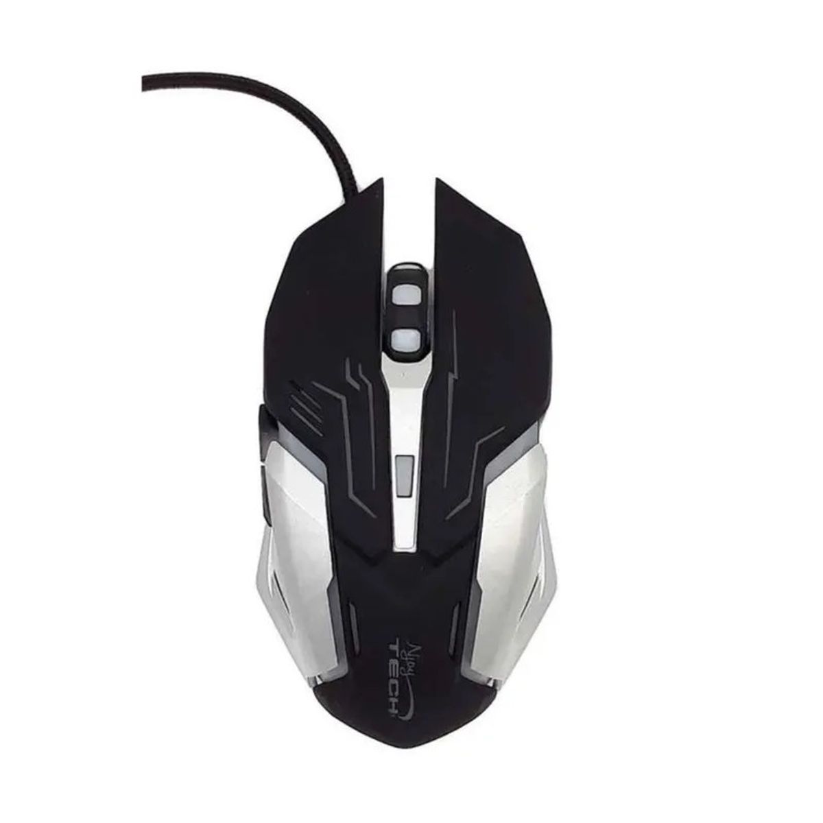 NJOY TECH - MOUSE GAMER 6 BOTONES 2400DPI LED BLACK INFERNO