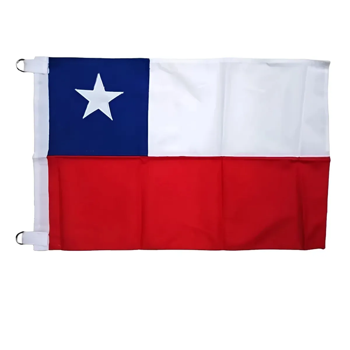 GENERICO - Bandera Chile Chilena Banderas Bordada Reforzada 90 X 60 Cm