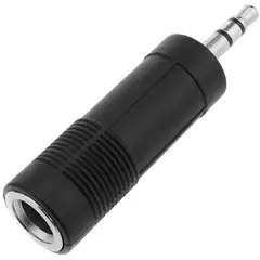 GEN - Adaptador Audio 6.3 Macho A 3.5 Hembra Estereo