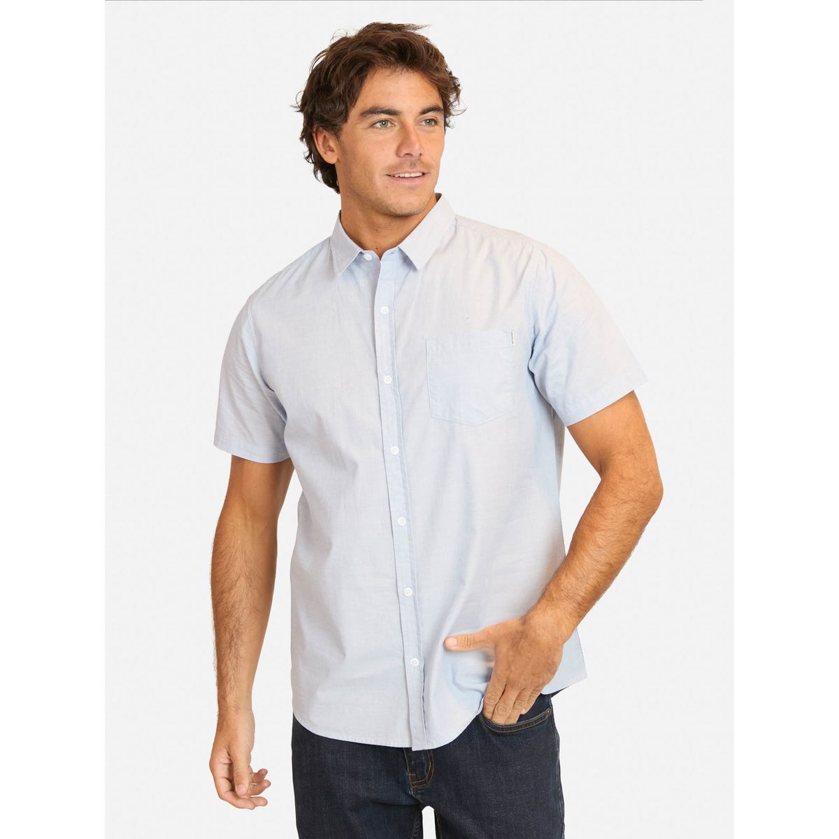MAUI AND SONS - Camisa MC Teora Celeste Hombre Maui And Sons - Celeste