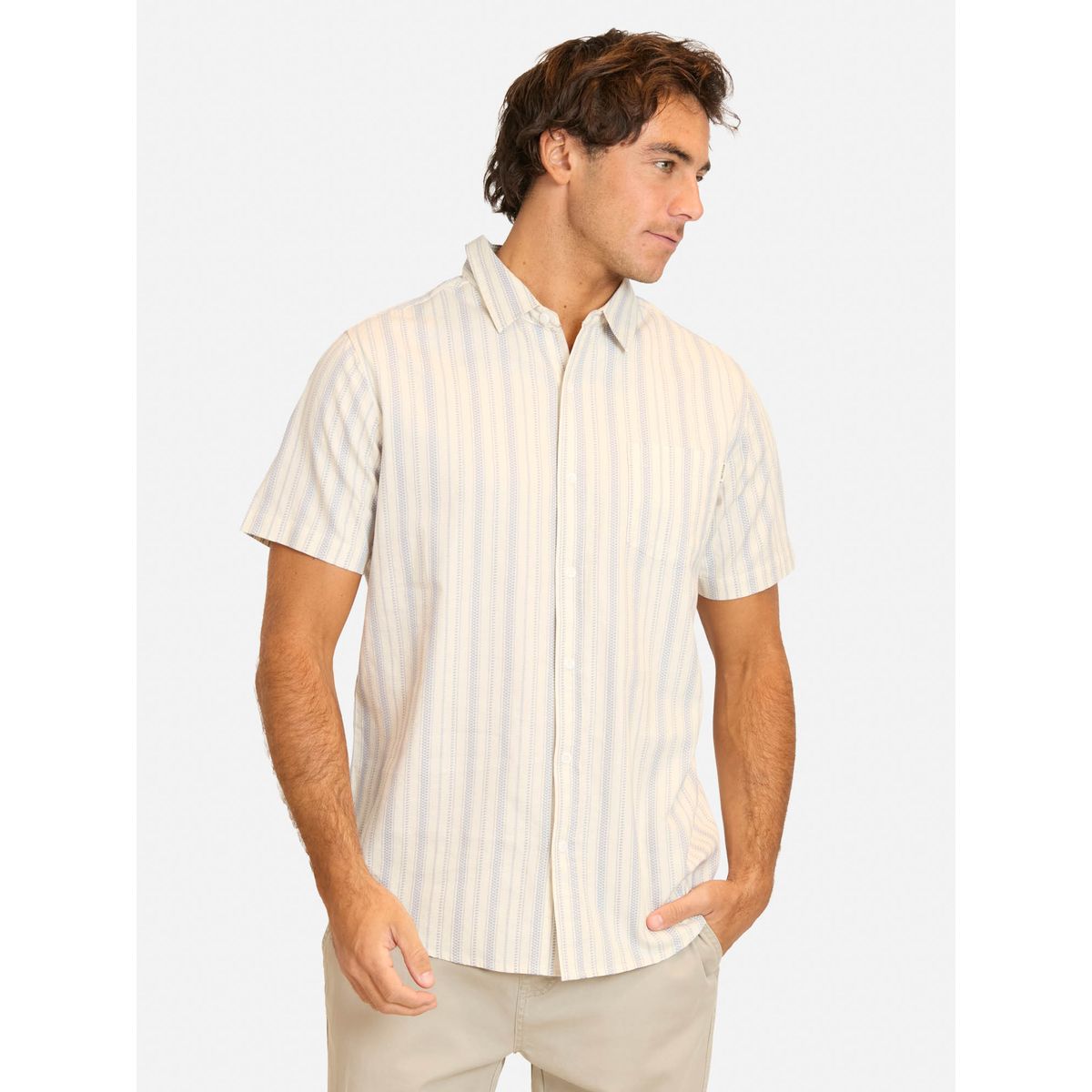 MAUI AND SONS - Camisa MC Lohai Beige Hombre Maui And Sons - Beige