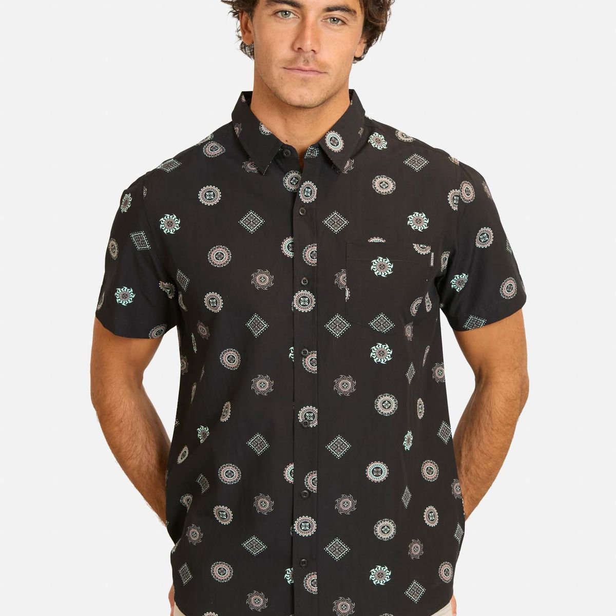 MAUI AND SONS - Camisa MC Tohani Multicolor Hombre Maui And Sons - Multicolor