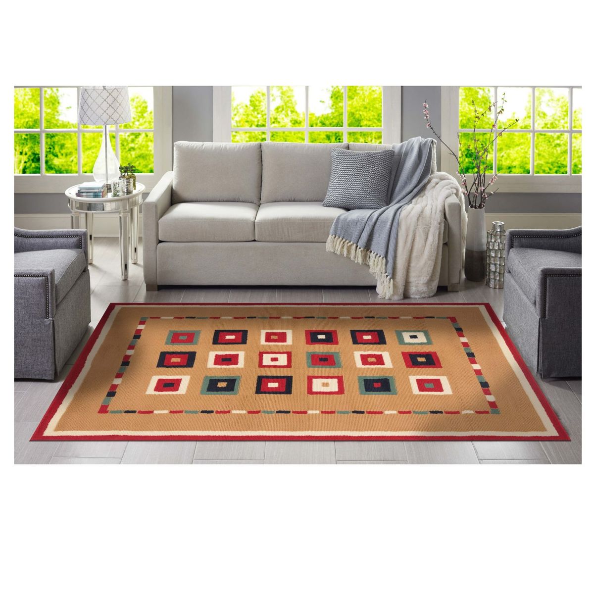 CANNON - Bajada de Cama Lirio Beige