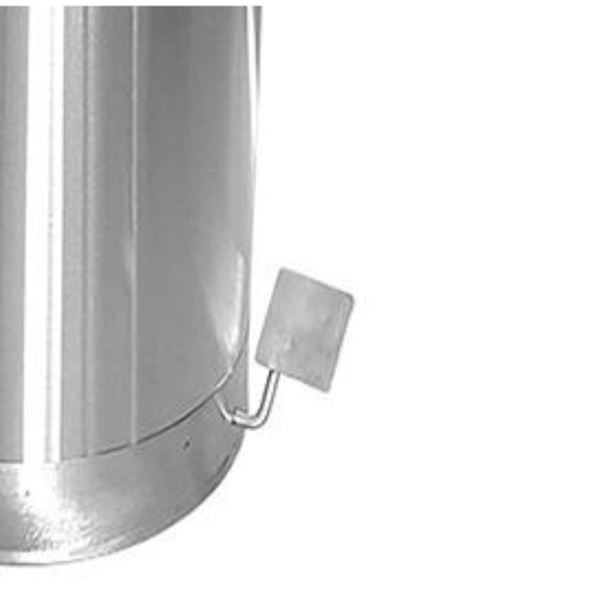 GENERICO - Basurero Acero Inoxidable tapa pedal 45 litros