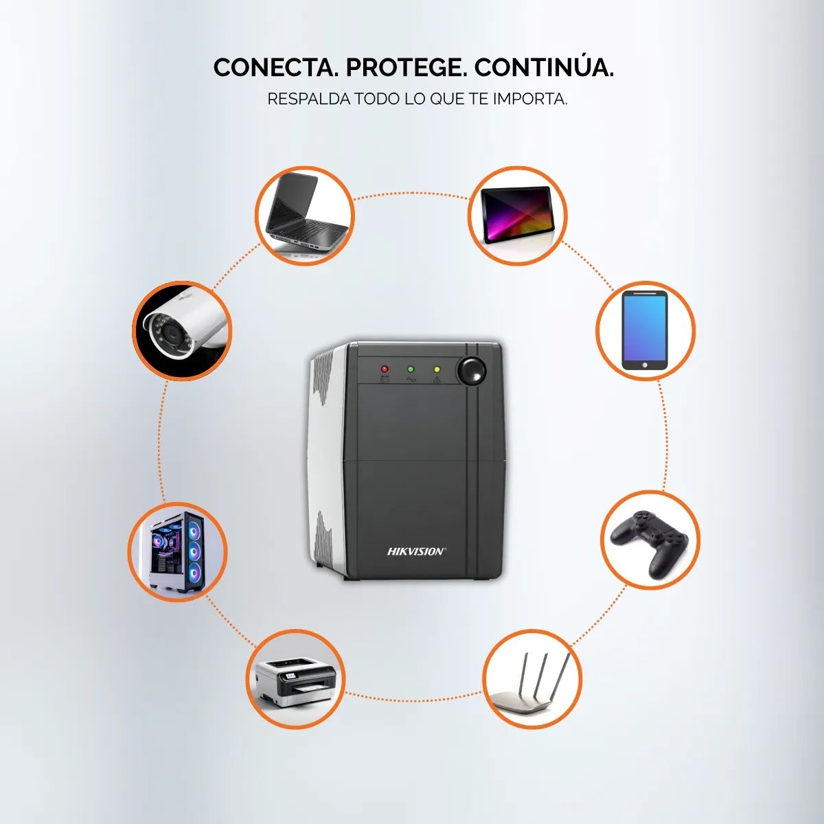 OEM - UPS HIKVISION DS-UPS1000 Interactiva 1000VA / 600W