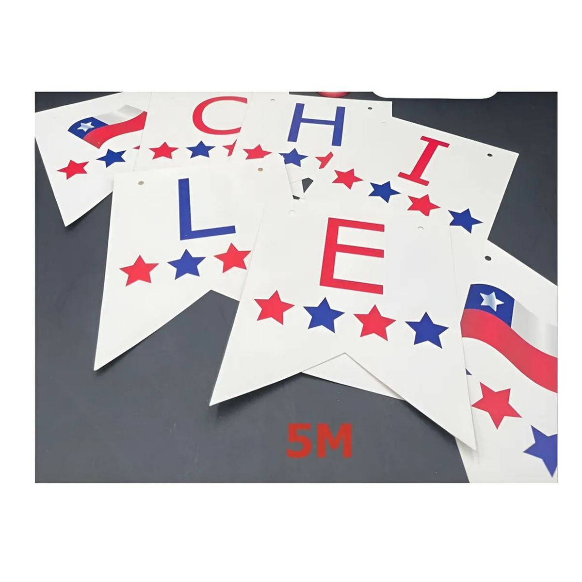 GENERICO - Guirnaldas Chilenas Cotillon Decoracion Fiestas Patrias