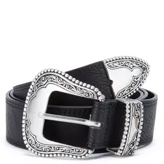 GACEL - Cinturon - ancho 40mm - - Negro