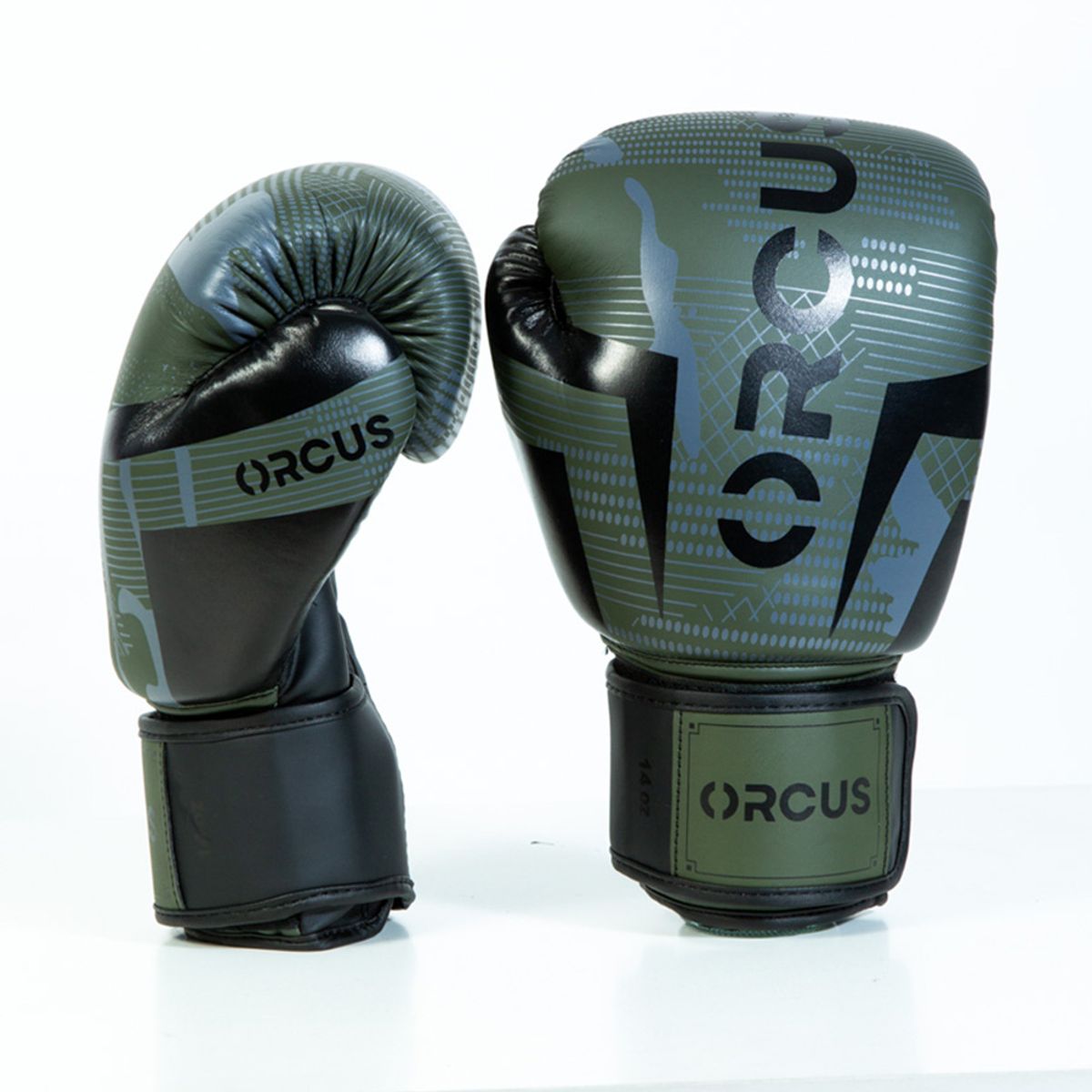 ORCUS - GUANTES DE BOXEO VANTH EDITION ORCUS VERDE CAMO 12 ONZAS