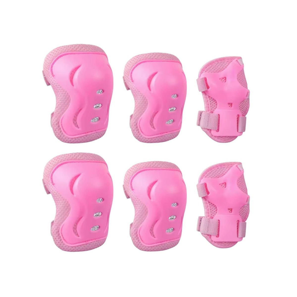 FOUR - Set de Protecciones Niña - Coderas + Rodilleras + Muñequeras