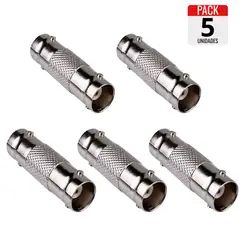 GENERICO - Pack x5 Copla BNC Hembra Hembra
