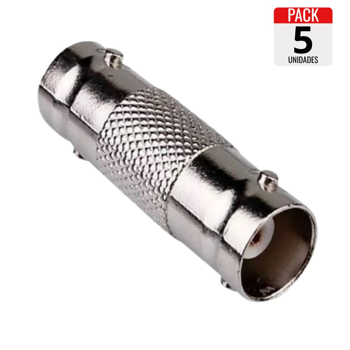 GENERICO - Pack x5 Copla BNC Hembra  Hembra