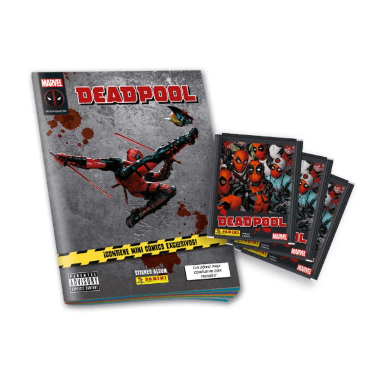 PANINI - ÁLBUM TAPA BLANDA + 40 SOBRES DEADPOOL 2024
