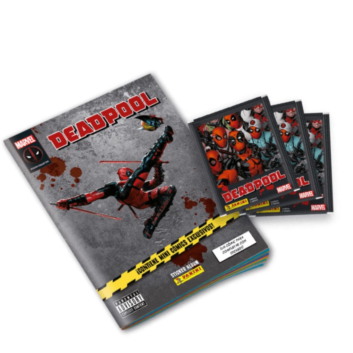 PANINI - ÁLBUM TAPA BLANDA + 40 SOBRES DEADPOOL 2024