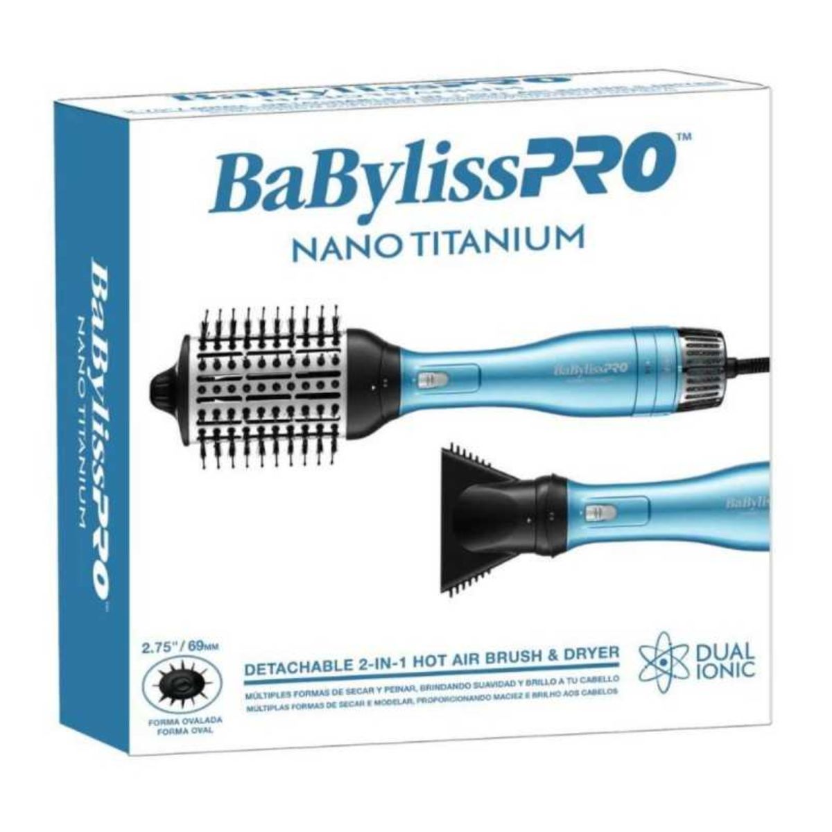 BABYLISS PRO - Cepillo Secador BaBylissPRO Desmontable 275″ BNTDHB275SR