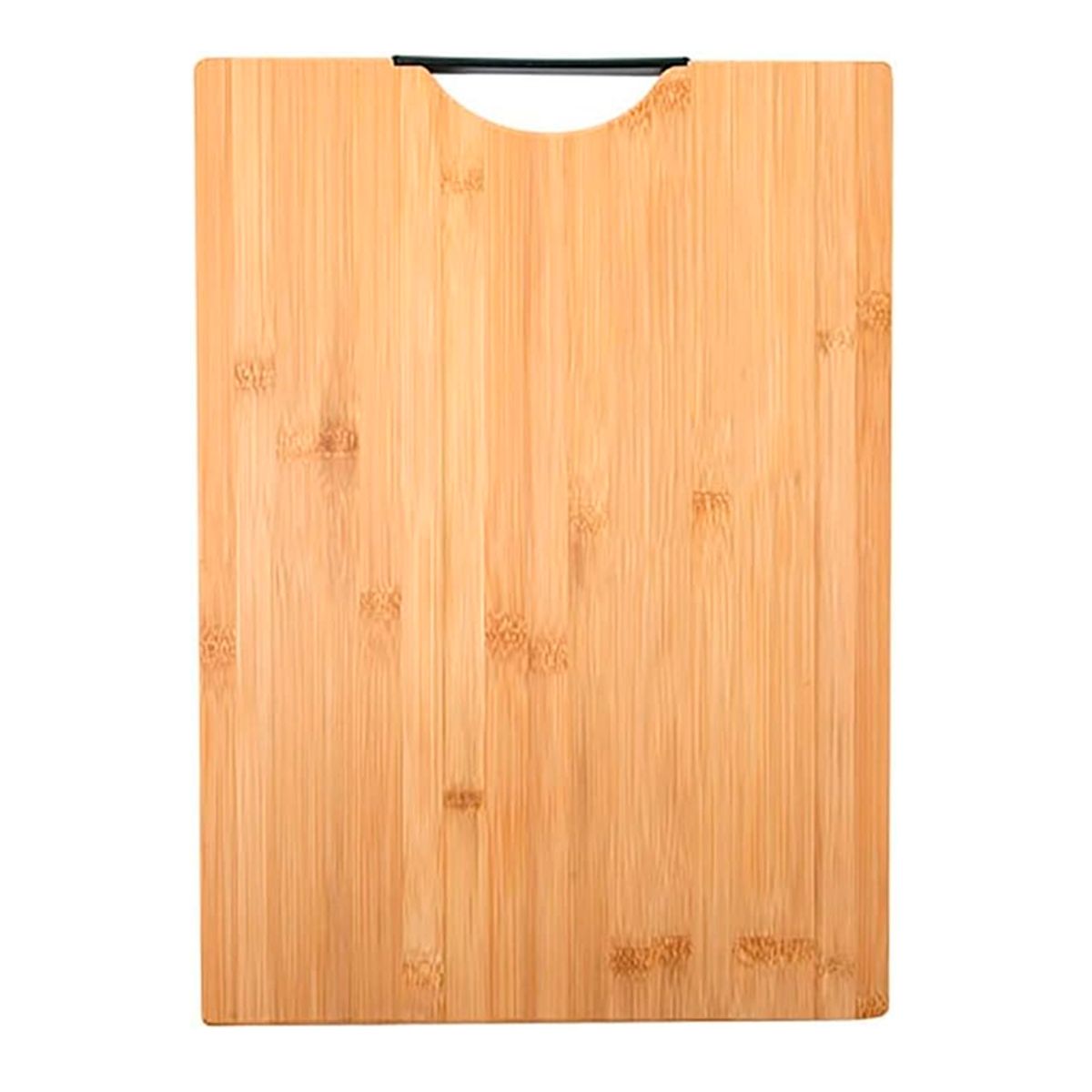 WAKESHOME - Tabla de Cortar de Madera para Cocina con Mango Antideslizante