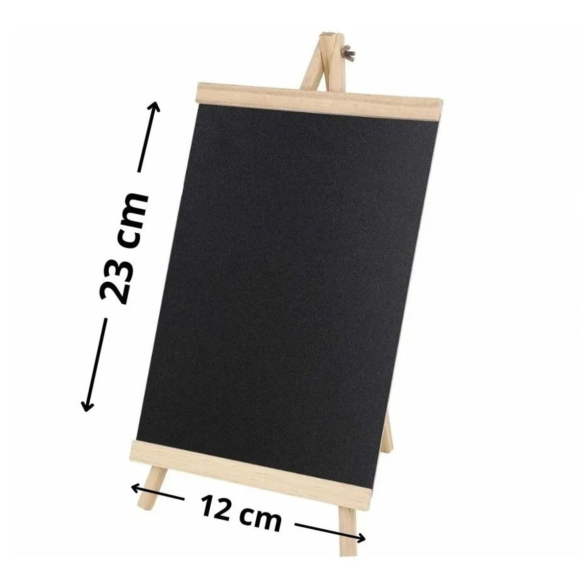 GENERICO - Pizarra Negra De Tiza 12x23cm C-Marco De Madera Publicidad