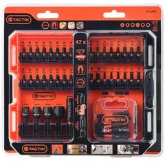 TACTIX - Set De Puntas De Impacto Pro Grade 47 Piezas T455846