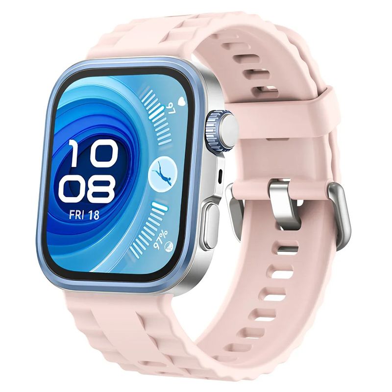GENERICO - Correa Silicona Para Huawei Fit 4 Pro Rosada