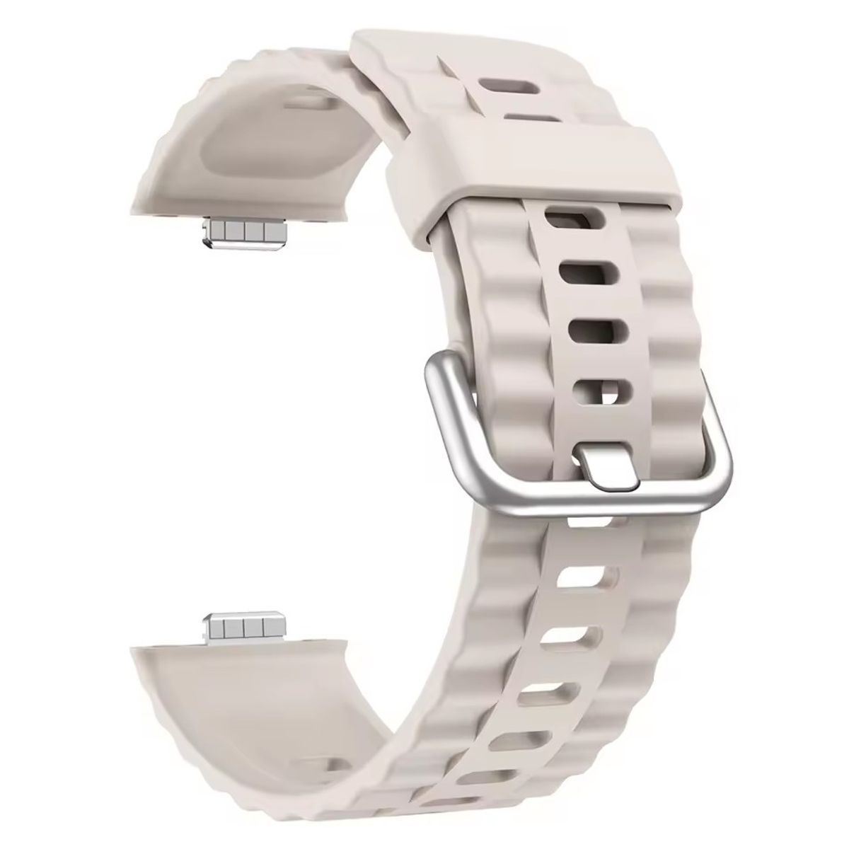 GENERICO - Correa Silicona Para Huawei Fit 4 Pro Beige