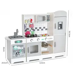 GENERICO - Cocina de madera con flujo de agua