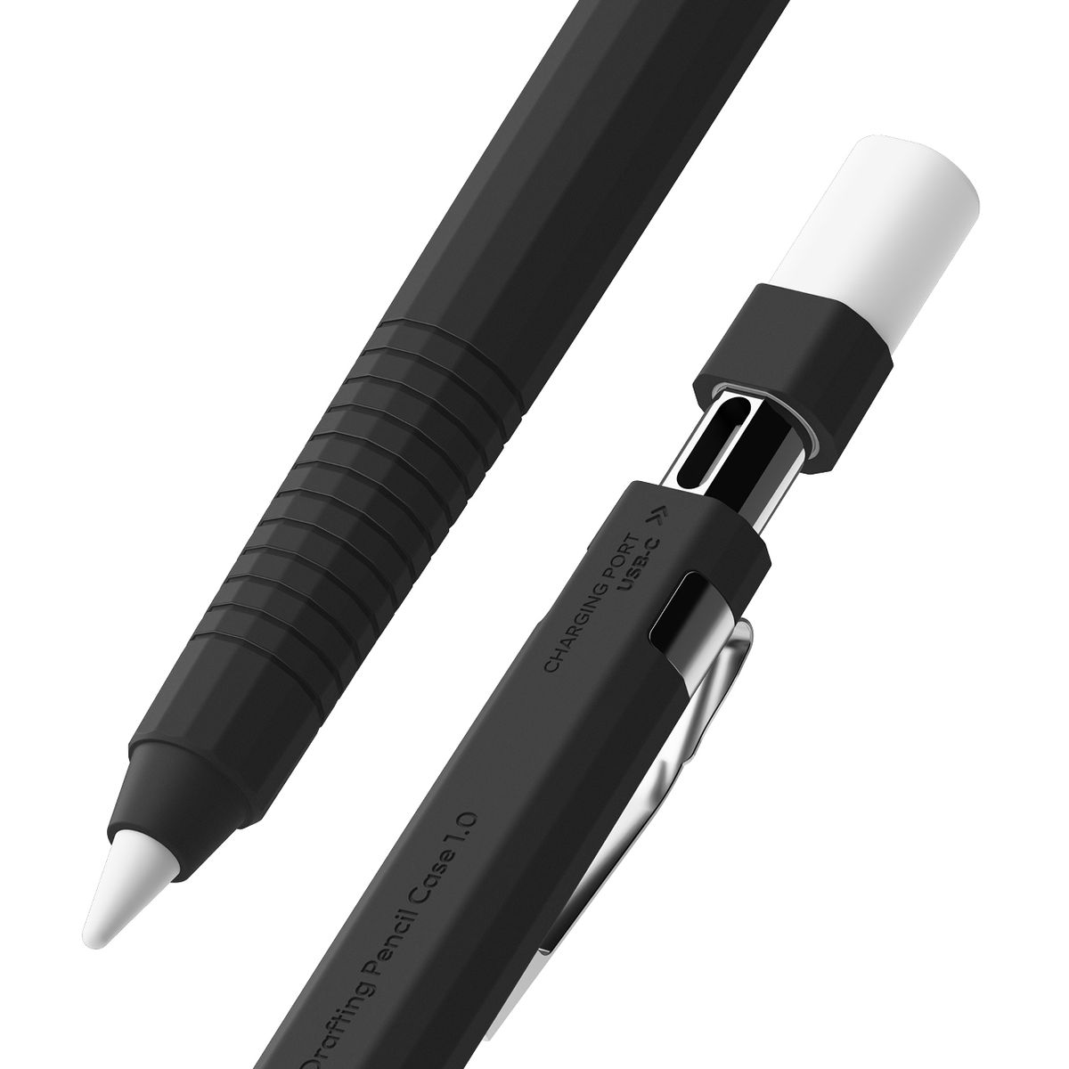 RINGKE - Funda RINGKE Para Apple Pencil USB C Diseño Lápiz Negro
