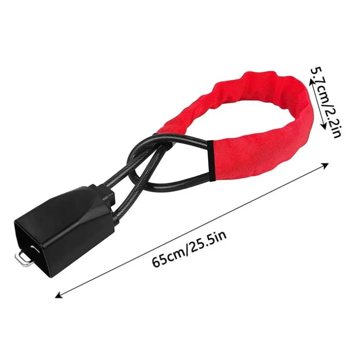 MOVI - TRABA VOLANTES ANTIROBO ACOPLE AL CINTURON DE SEGURIDAD