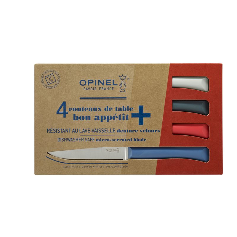 OPINEL - Set x4 Bon Appétit Plus Opinel Primo varios colores