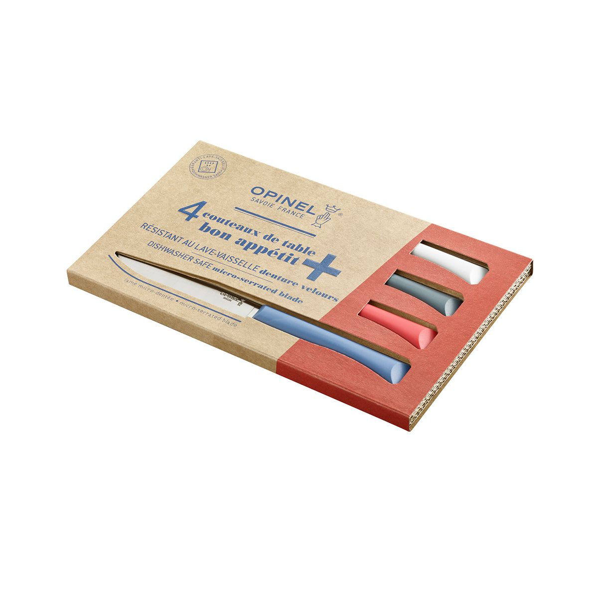 OPINEL - Set x4 Bon Appétit Plus Opinel Primo varios colores