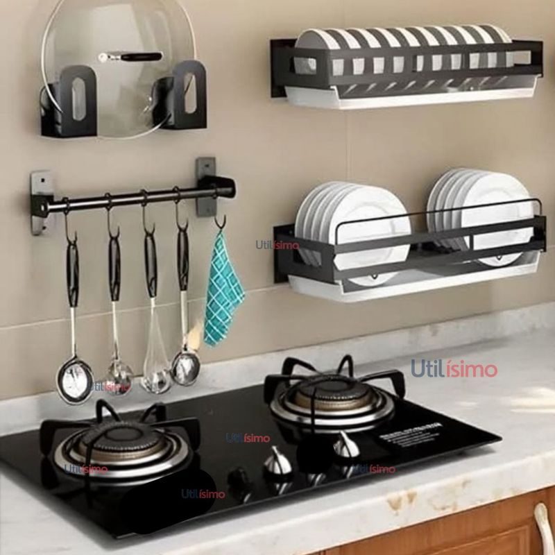 LINE - Cocina Encimera a Gas Licuado 2 platos Vidrio Templado Cocinilla Negro