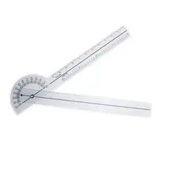GENERICO - Goniometro Transparente 11cm 0-180° Fisioterapia Kinesiogo