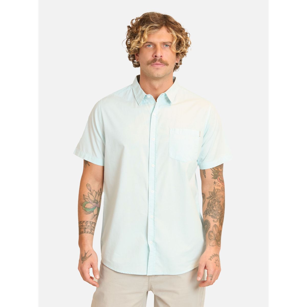 MAUI AND SONS - Camisa MC Teora Verde Hombre Maui And Sons - Verde