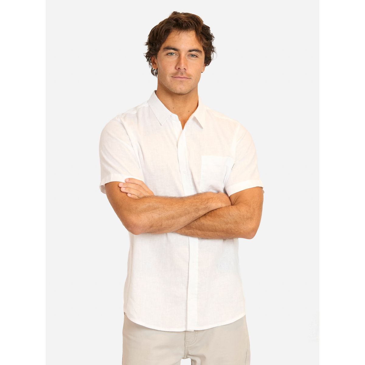 MAUI AND SONS - Camisa MC Kairu Blanco Hombre Maui And Sons - Blanco