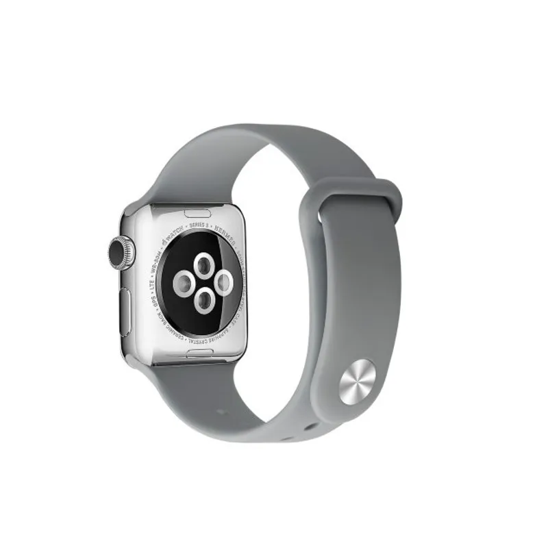 GENERICO - Correa Banda Boton Iwatch Applewatch GrisConcreto 42-44-45MM