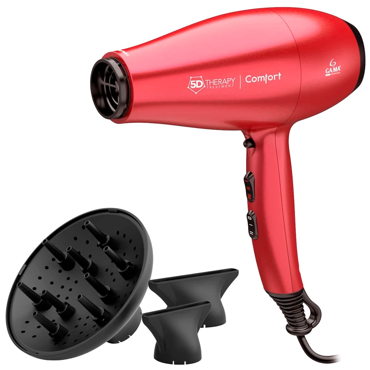 GAMA - Secador de Pelo Gama Comfort 5D Therapy Halogeno Red