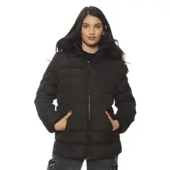 WADOS - PARKA MANGA LARGA CON APLICACION EN CAPUCHA CIERRE EN DELANTERO