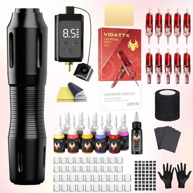 GENERICO Kit De Tatuaje Profesional Tro Tattoo | falabella.com